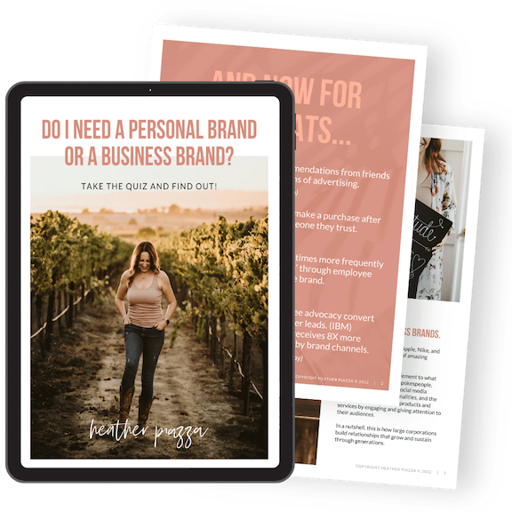personal brand coach Do you need a personal brand or a business brand free guide