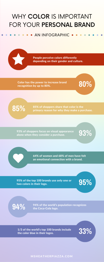 attract clients with color infographic