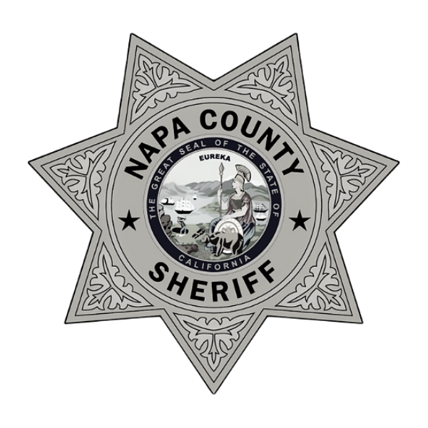 Napa County Sheriff Star - black